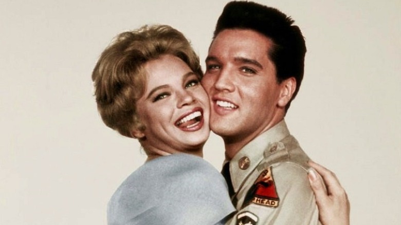 Elvis Presley and Juliet Prowse in G.I. Blues