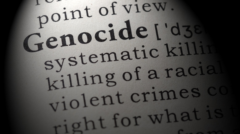 Genocide in dictionary