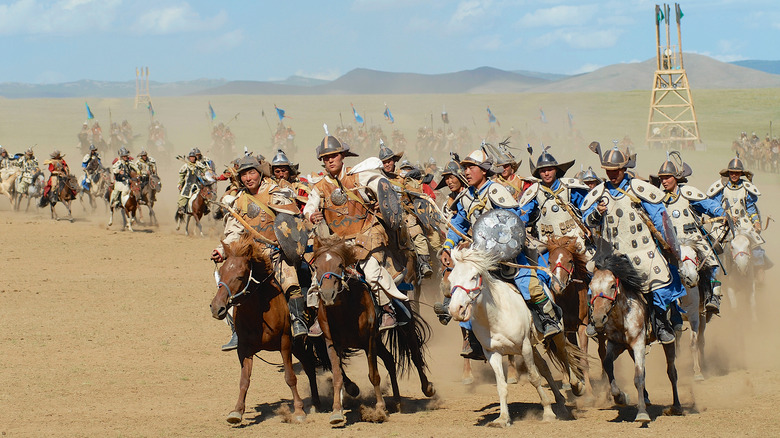 Reenactors Khan-era Horsemen 