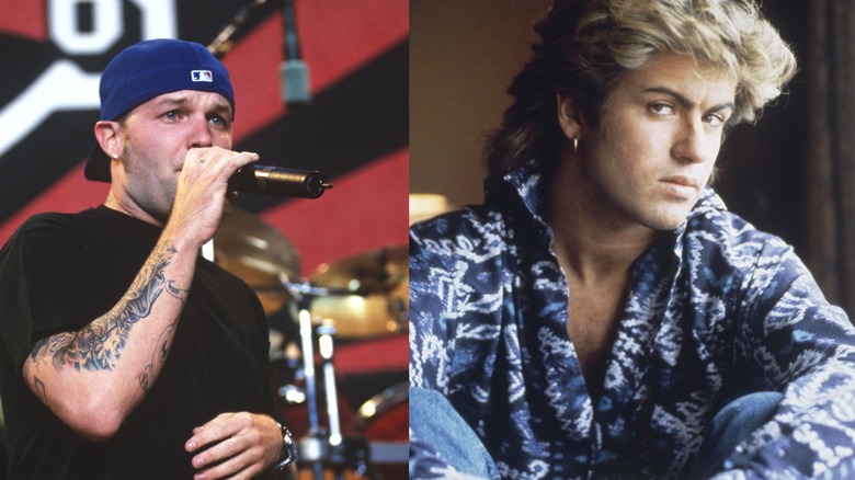 Fred Durst and George Michael split image