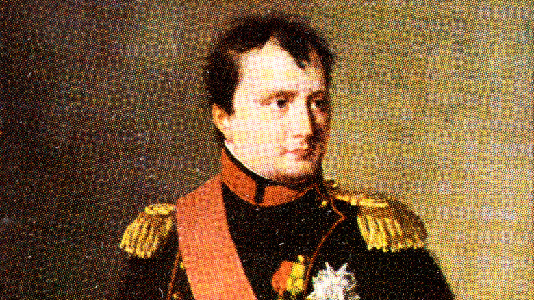 Napoleon posing