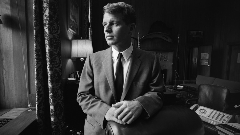 Robert Kennedy in his office