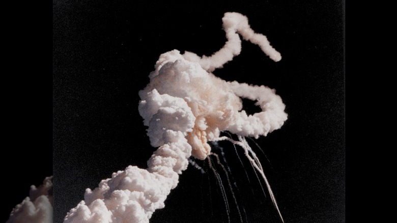 Challenger shuttle explosion