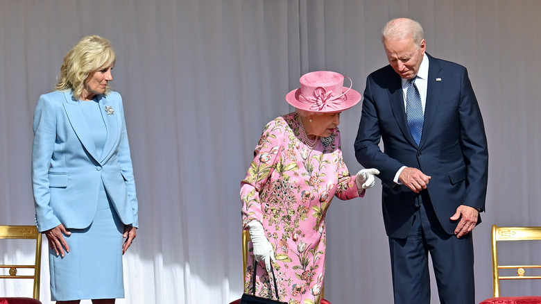 The Bidens and the queen 