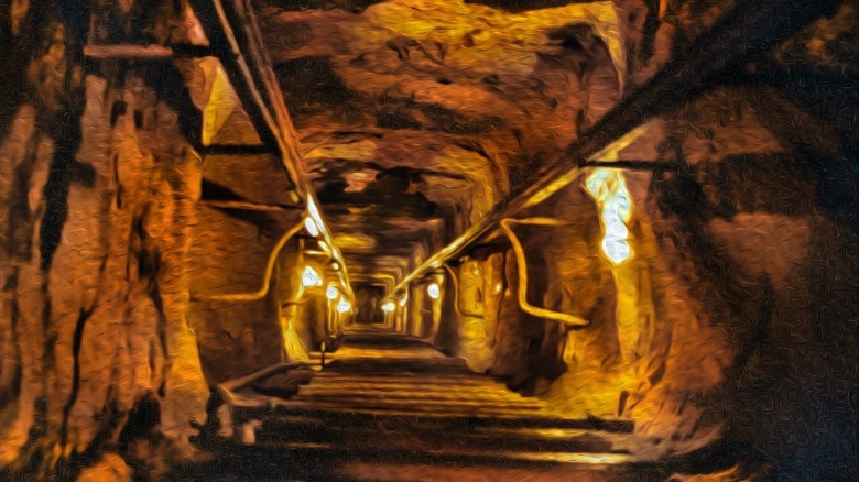 interior corridor of Great Pyramid