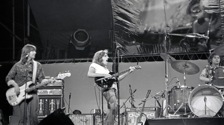 Eagles performing in 1974
