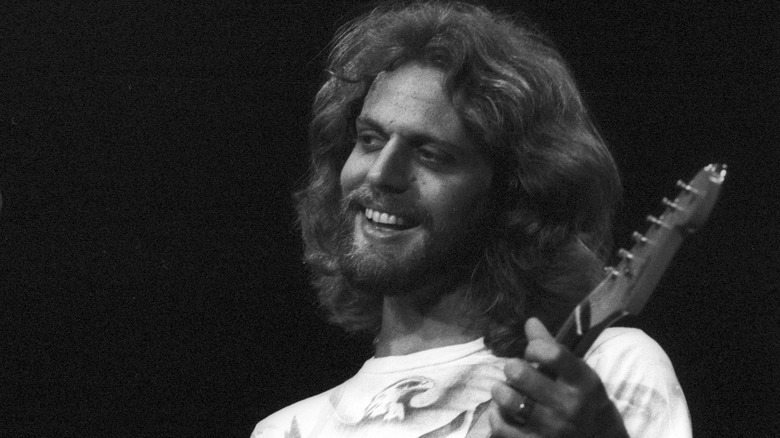 Don Felder playing guitar