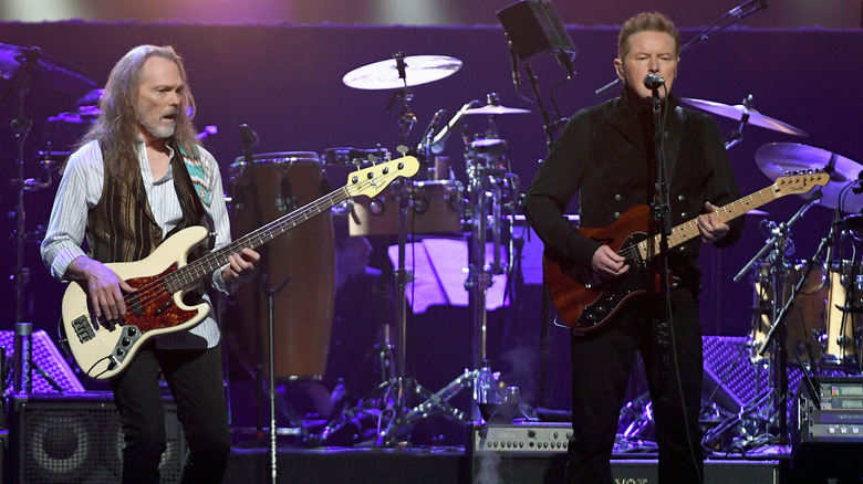 Timothy B. Schmit and Don Henley performing