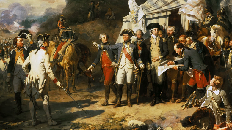 George Washington and Troops