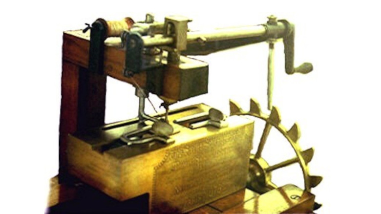 A copy of Thomas Saint's sewing machine