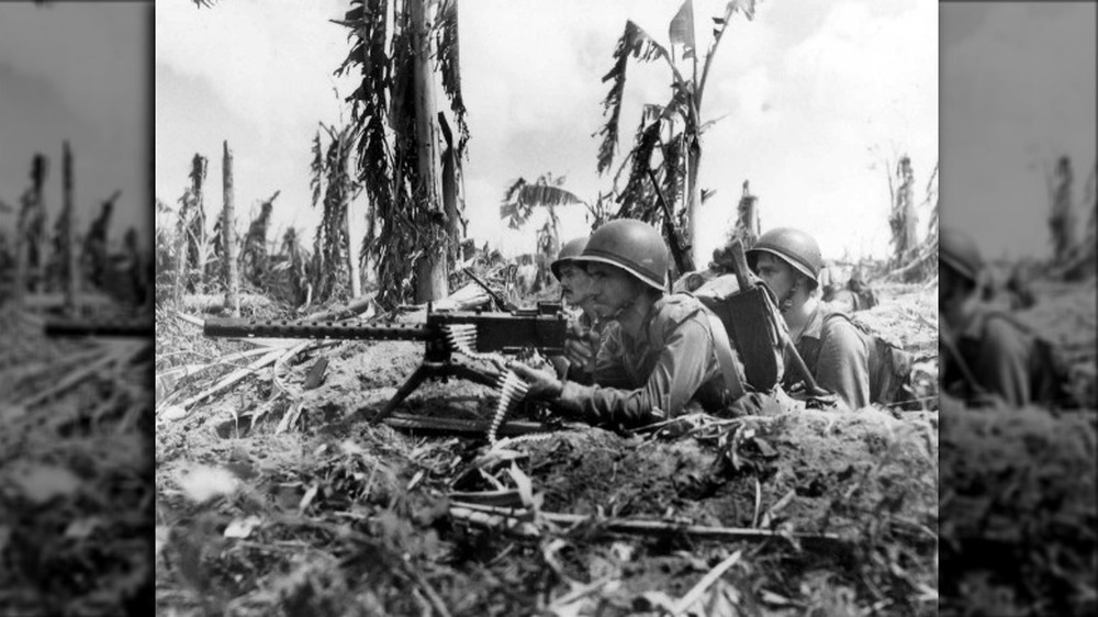 US soldiers on Guam, WW2
