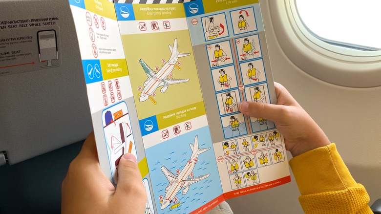 airplane safety instructions