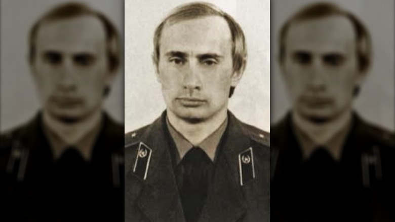 Vladimir Putin in KGB uniform