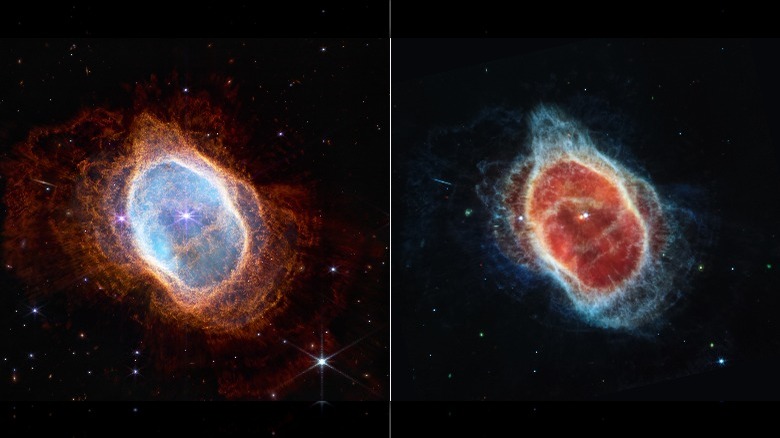 Dying stars as seen by the James Webb Space Telescope