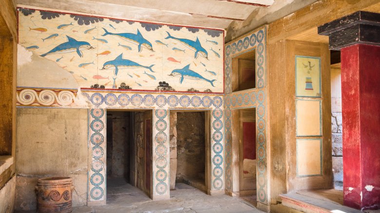 Room in the palace of Knossos