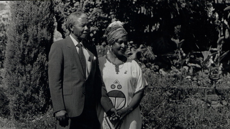Nelson and Winnie Mandela post-release 
