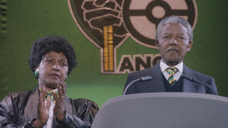 The Mandelas at Freedom Rally