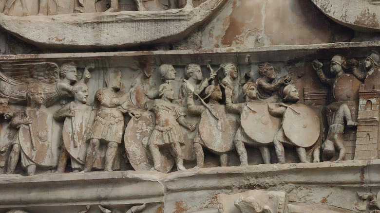 relief of romans fightings jewish army