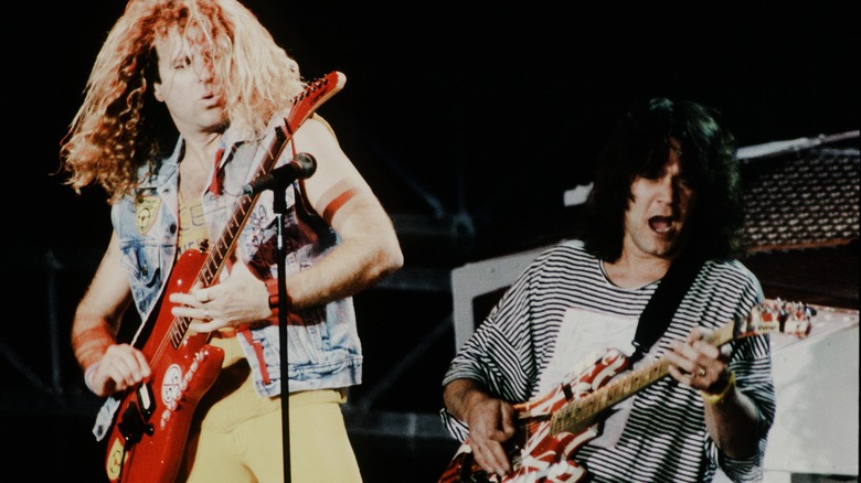 Sammy Hagar and Eddie Van Halen 