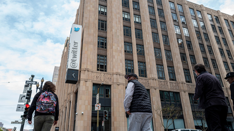 The Twitter headquarters in San Francisco