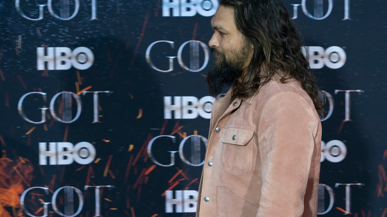 jason momoa at the game of thrones premiere