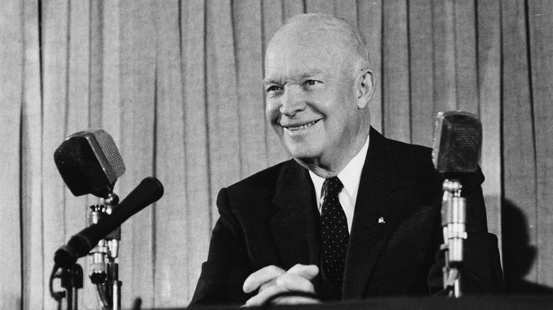 Former President Eisenhower in 1962