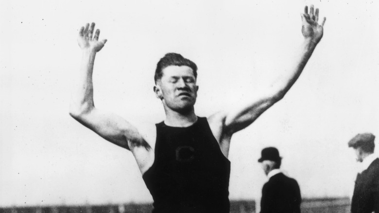 Jim Thorpe competing