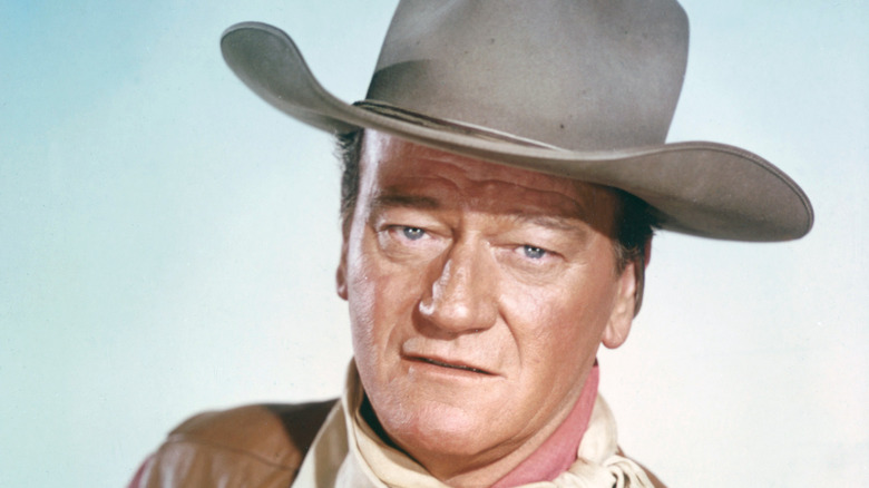 Actor John Wayne cowboy hat