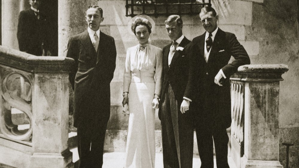 Edward VIII and Wallis Simpson at their wedding