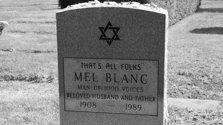 Mel Blanc's gravestone