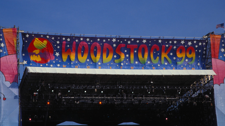 The stage at Woodstock 99