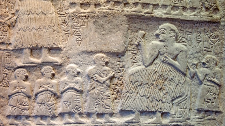 Sumerian carving