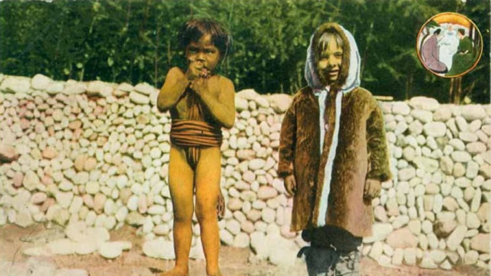 children in human zoo