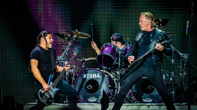 Metallica playing in Amsterdam 