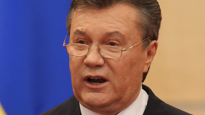 Viktor Yanukovych speaking