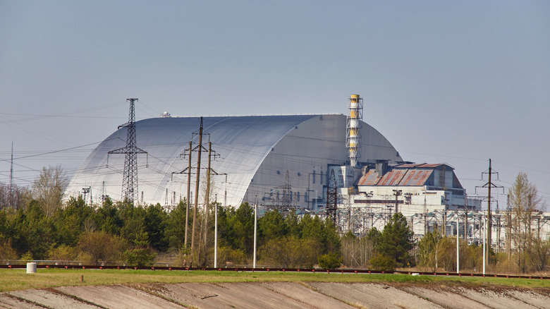 Charnobyl reactor 4 with Sarcophagus