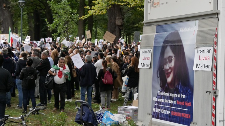 Protests for Iran in Netherlands