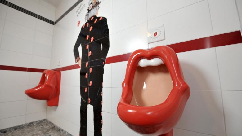 Giant mouth urinals - Mönchengladbach, Germany