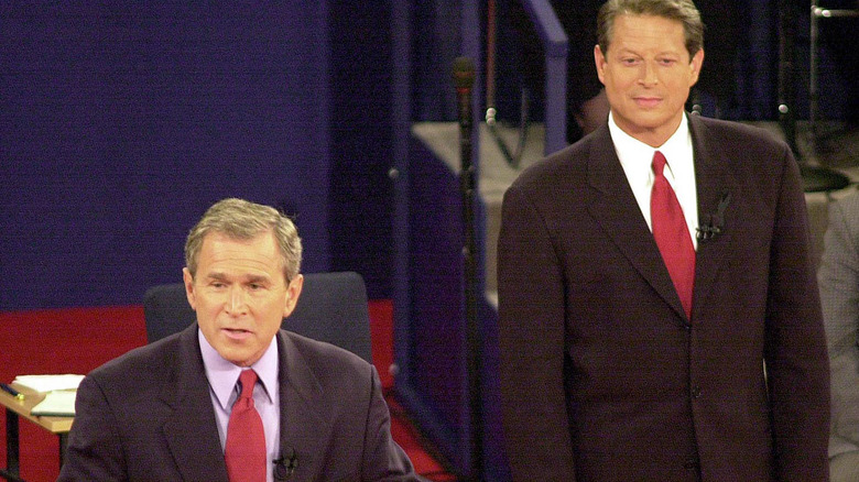 Bush and Gore debate
