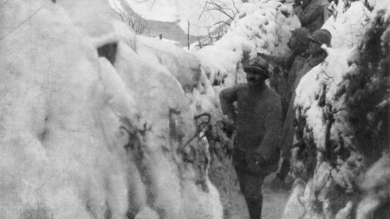icy trenches at Caporetto