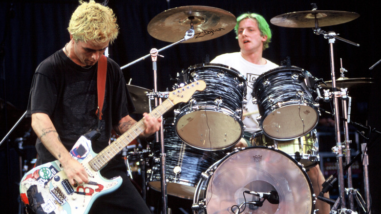 Green Day performing live