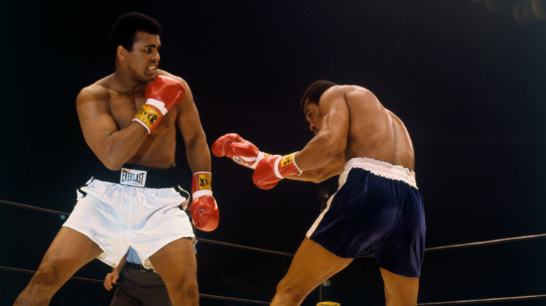 Muhammad Ali fighting Ken Norton
