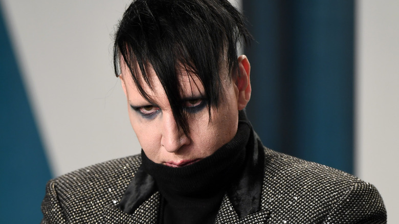 Marilyn Manson at the 2020 Vanity Fair Oscar Party
