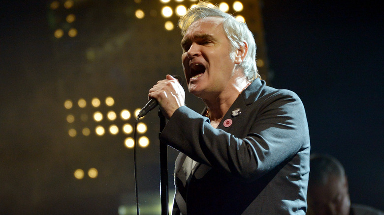 Morrissey in concert in 2020