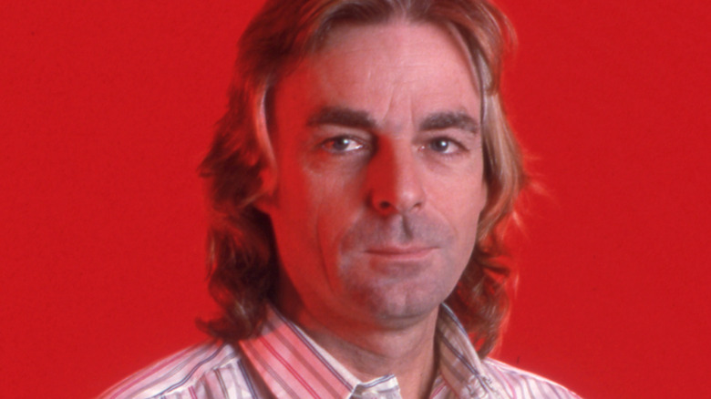 Richard Wright Pink Floyd red background