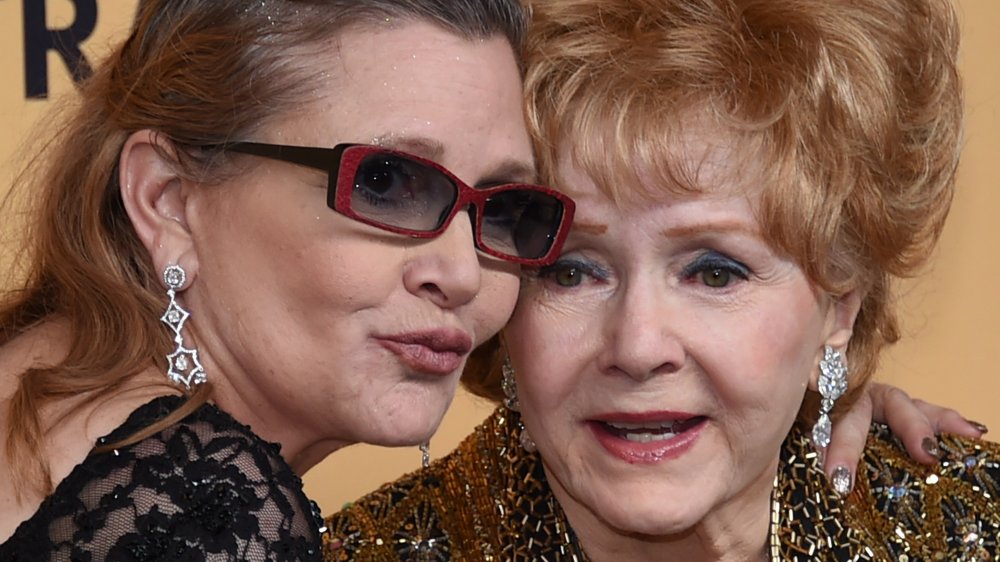 Debbie Reynolds with Carrie Fisher