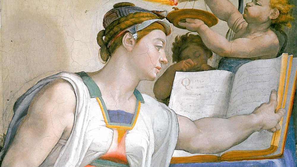 Erythraean Sibyl, Sistine Chapel