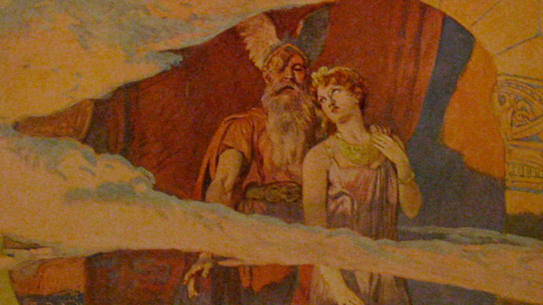 Odin and Frigg