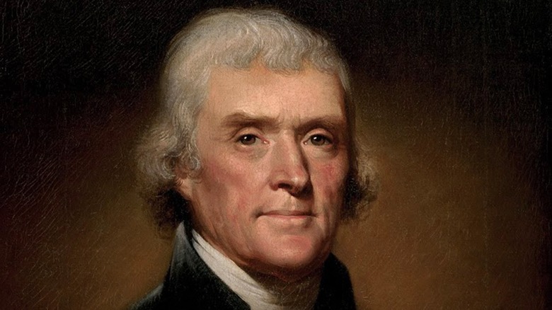 Thomas Jefferson smiling