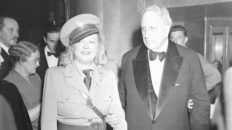 William Randolph Hearst and Marion Davies at an event